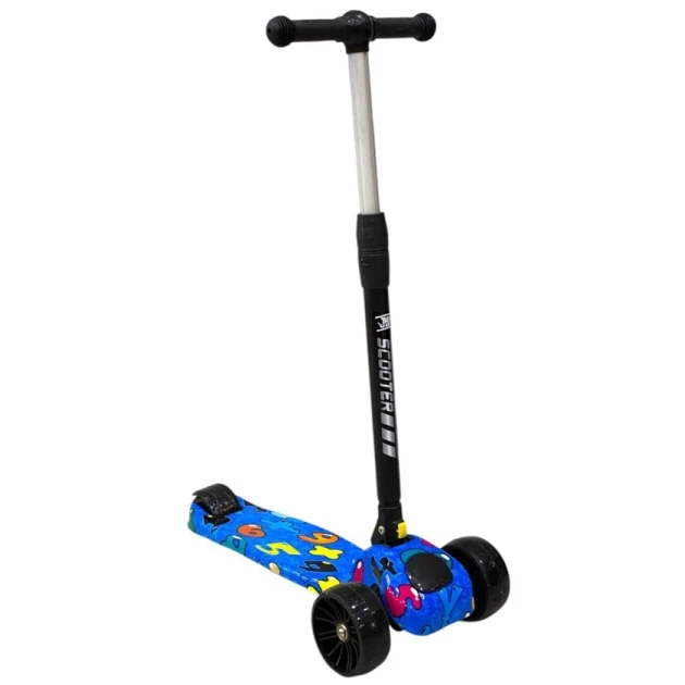 Uşaqlar üçün samokat JW 818-1_blue, göy