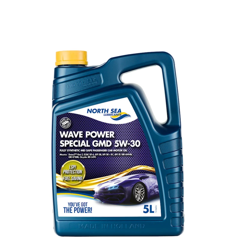 Моторные масла North sea lubricants Wave Power Special GMD 5W-30, 5 л