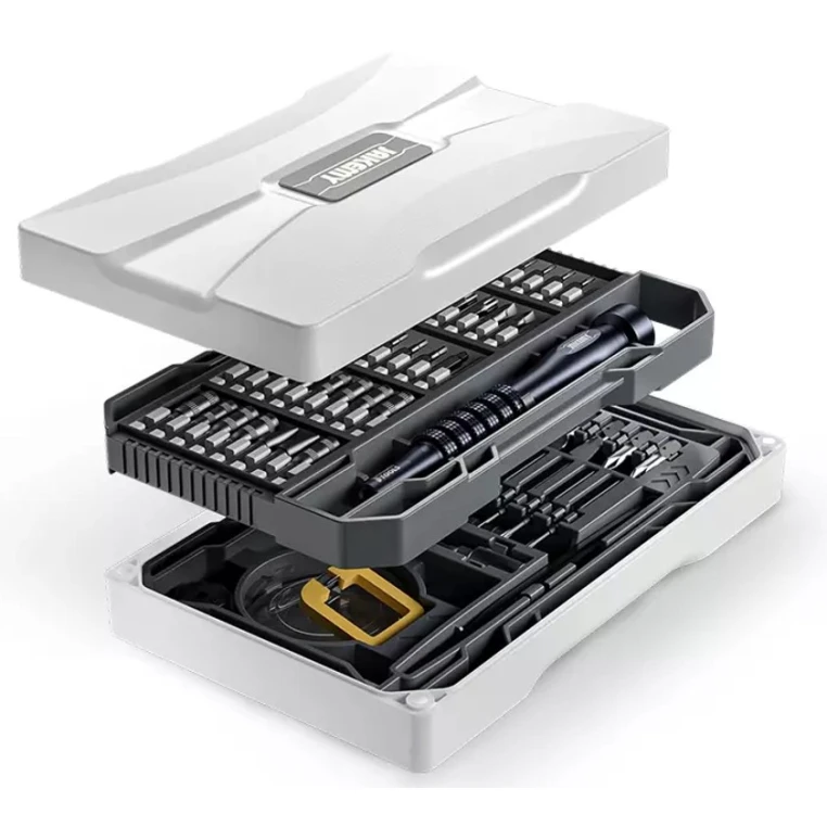 Набор бит с отверткой Jakemy JM-8187 83 в 1-ом, белый