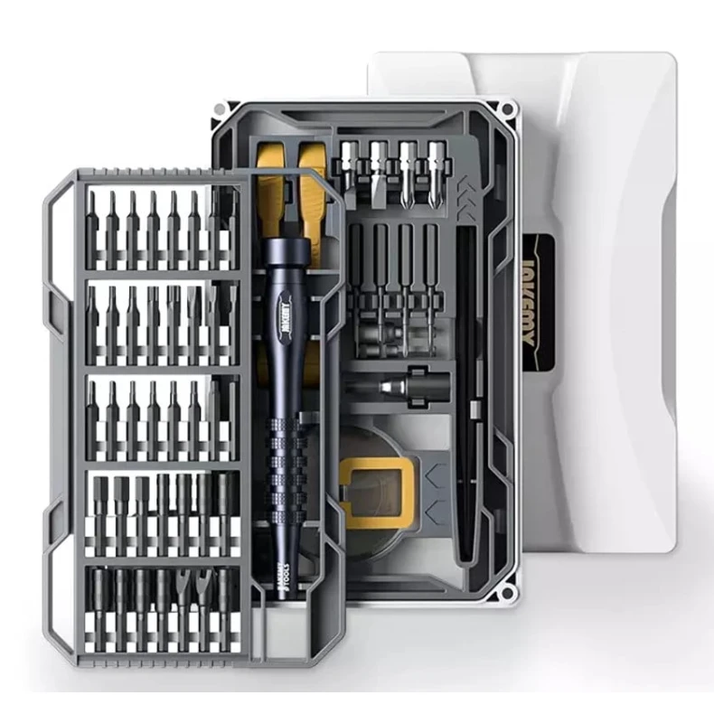 Набор бит с отверткой Jakemy JM-8187 83 в 1-ом, белый