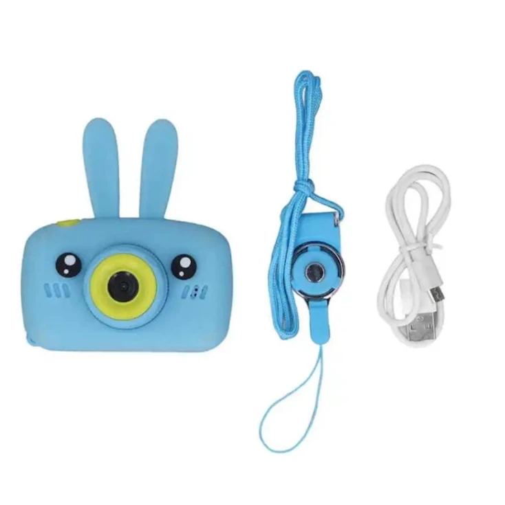 Игрушечный фотоаппарат 70, синий/желтый