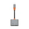 Переходник Wiwu LT08 Speech Support Lightning to 3.5mm Aux Translation Audio Adapter Grey Переходник Wiwu LT08 Speech Support Lightning to 3.5mm Aux Translation Audio Adapter Grey
