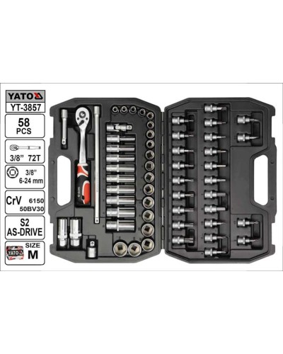 Şalbanbaşı dəsti Yato YT-3857