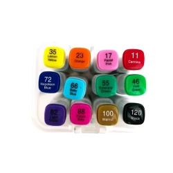 Набор маркеров для рисования Jian Pai, 12 шт