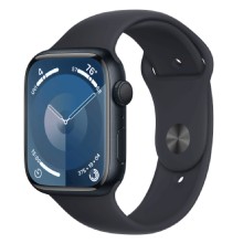 Ağıllı saat Apple Watch Series 9 41mm Midnight with Midnight Sport Band, S/M (MR8W3QI/A)