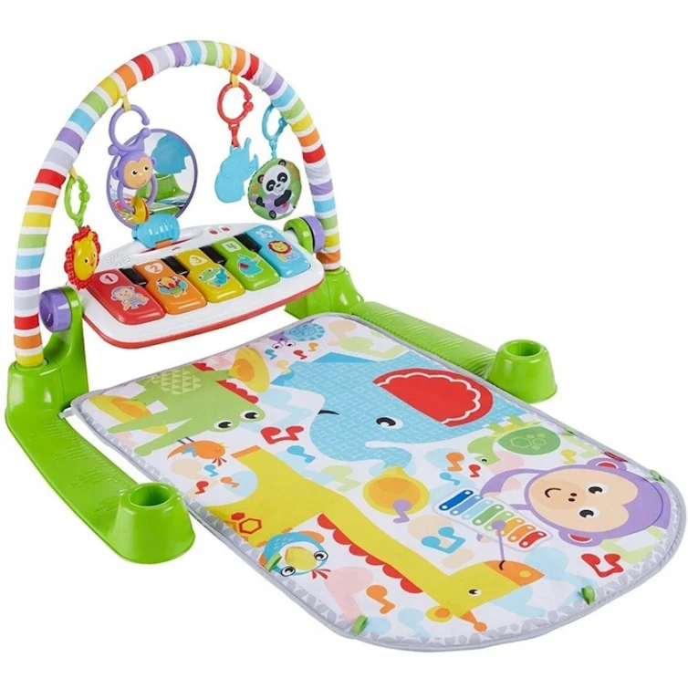Musiqili oyun döşəkcəsi Fisher-Price Deluxe Kick 'n' Play Piano Gym