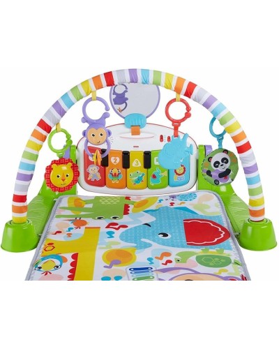 Musiqili oyun döşəkcəsi Fisher-Price Deluxe Kick 'n' Play Piano Gym