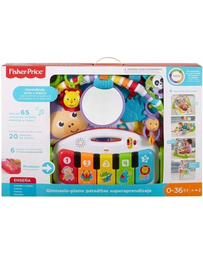Musiqili oyun döşəkcəsi Fisher-Price Deluxe Kick 'n' Play Piano Gym