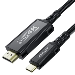 Кабель HDMI Acefast C1-10 Type-C to HDTV 4K, Черный