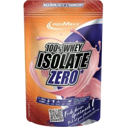 Протеин Ironmaxx 100% Whey Isolate Zero Strawberry, 400г Протеин Ironmaxx 100% Whey Isolate Zero Strawberry, 400г
