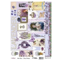 Рисовая бумага для декупажа Cadence А3 - 531