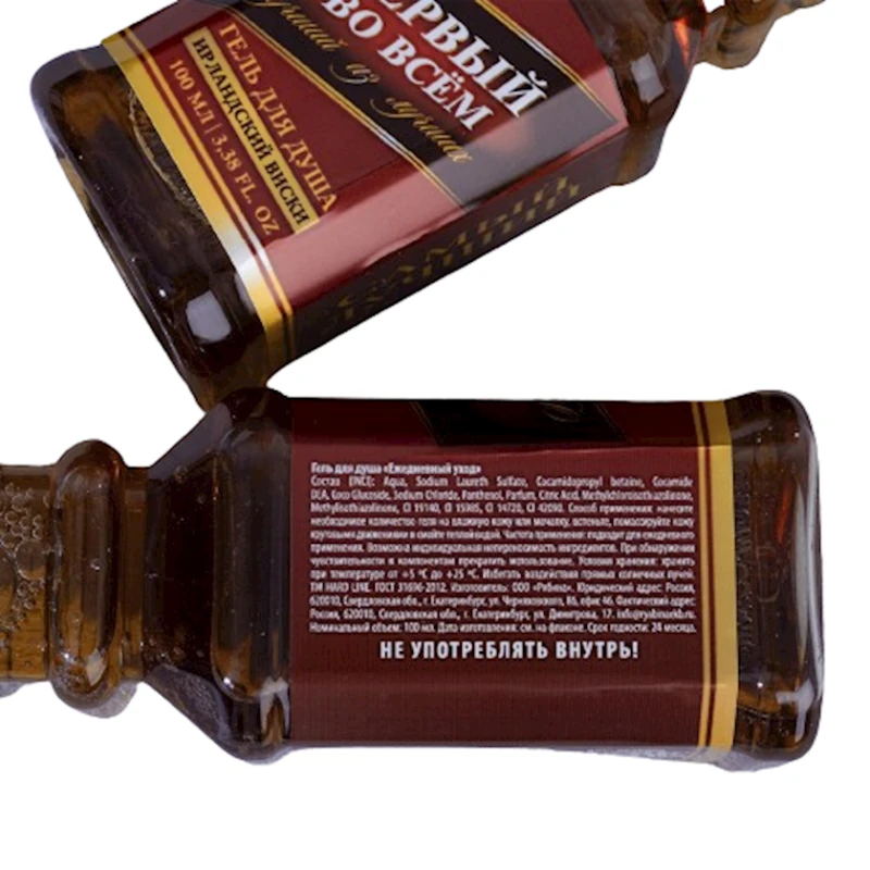 Duş üçün gel Hard Line Первый во всём İrlandiya viski ətri 100 ml Duş üçün gel Hard Line Первый во всём İrlandiya viski ətri 100 ml