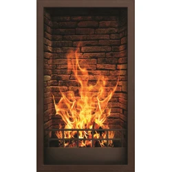 Настенный обогреватель Kava Engineering с рисунком Камин