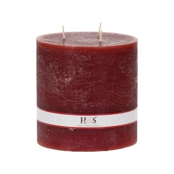 Свеча Hom-me, 14x14 см, красная