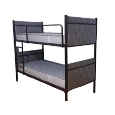 İki mərtəbəli çarpayı, metal, qara/boz, 200x90x170 sm - mna_4