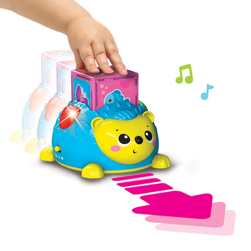 Игровой набор Азбукварик Первые знания с Ежиком, пластик, разноцветный