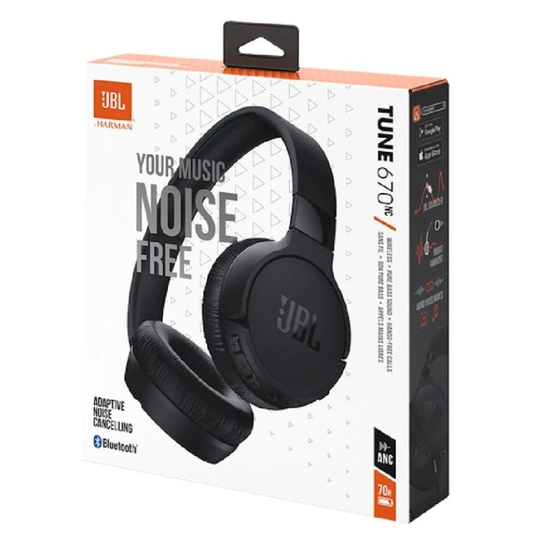 Беспроводные наушники JBL Tune 670NC Black