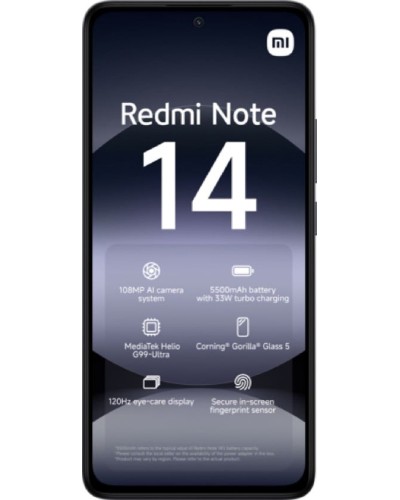 Smartfon Xiaomi Redmi Note 14 6GB/128GB Black (24117RN76O)