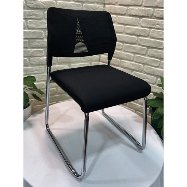 Стул офисный J 169 C, ткань, 45х45х83 см, черный