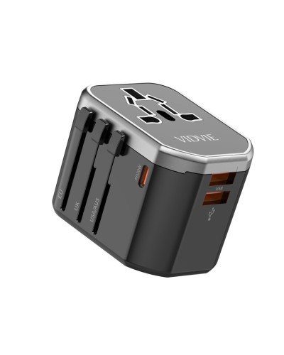 Сетевое зарядное устройство Vidvie TA4404 Black