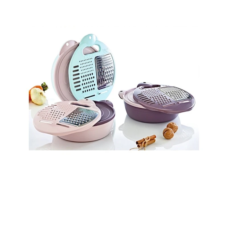 Набор кухонных терок с крышкой Hobby Life Perfecto 24.5х22.5х6.5 см, разные цвета