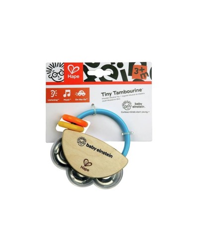 Çınqıldayan Hape Tiny Tambourine, plastik/taxta, rəngarəng
