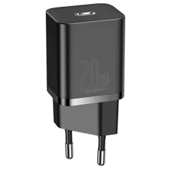 Сетевое зарядное устройство Baseus CCSUP-A01 Home Charger Super Si Type-C 20W, Черный Сетевое зарядное устройство Baseus CCSUP-A01 Home Charger Super Si Type-C 20W, Черный