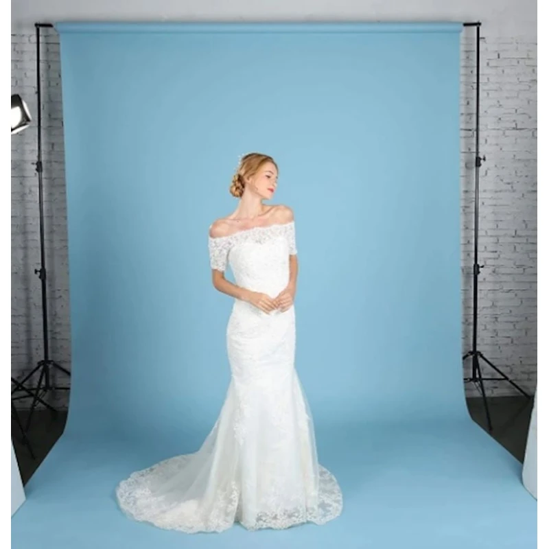 Бумажный фон в рулоне Lite Blue 59, L- 546, 1.35x5 м, голубой Бумажный фон в рулоне Lite Blue 59, L- 546, 1.35x5 м, голубой