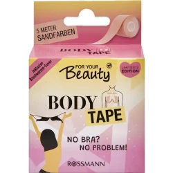 Тейп для тела For Your Beauty, 5 м, бежевый
