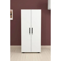 Шкаф распашной Beri ev_12115508, ЛДСП, белый, 109x49x32 см Шкаф распашной Beri ev_12115508, ЛДСП, белый, 109x49x32 см