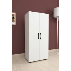 Шкаф распашной Beri ev_12115508, ЛДСП, белый, 109x49x32 см Шкаф распашной Beri ev_12115508, ЛДСП, белый, 109x49x32 см