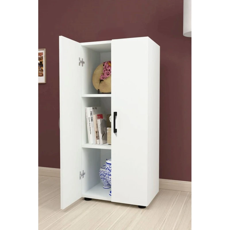 Шкаф распашной Beri ev_12115508, ЛДСП, белый, 109x49x32 см Шкаф распашной Beri ev_12115508, ЛДСП, белый, 109x49x32 см