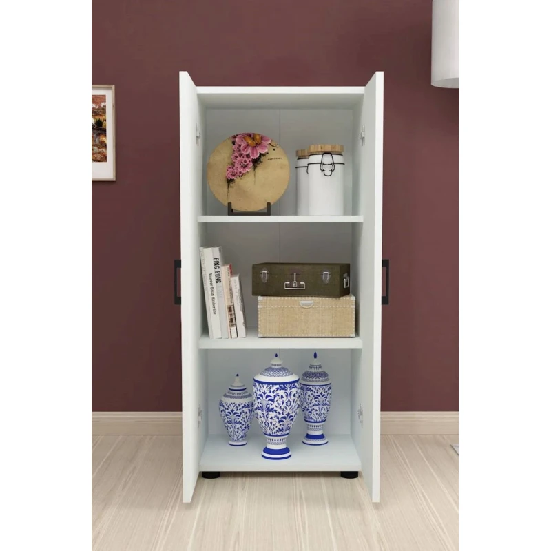 Шкаф распашной Beri ev_12115508, ЛДСП, белый, 109x49x32 см Шкаф распашной Beri ev_12115508, ЛДСП, белый, 109x49x32 см