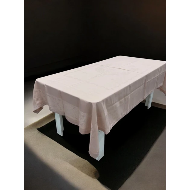 Süfrə Narlı NRl-00641, teflon, çəhrayı, 160х160 sm