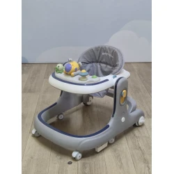 Детский манеж 801, синий, серый, бежевый