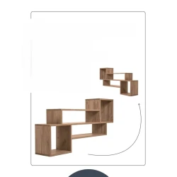 Настенная полка Art Mebel 177, ламинат, 60х110х20 см, Votan Настенная полка Art Mebel 177, ламинат, 60х110х20 см, Votan