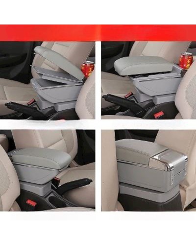 Avtomobil üçün qol dayağı Hyundai Accent 2012 ci il üçün, boz