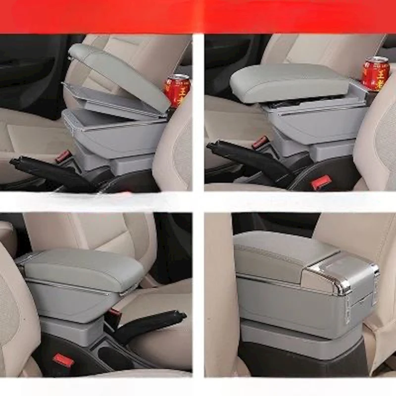 Подлокотник автомобильный для Hyundai Accent 2012 год, серый