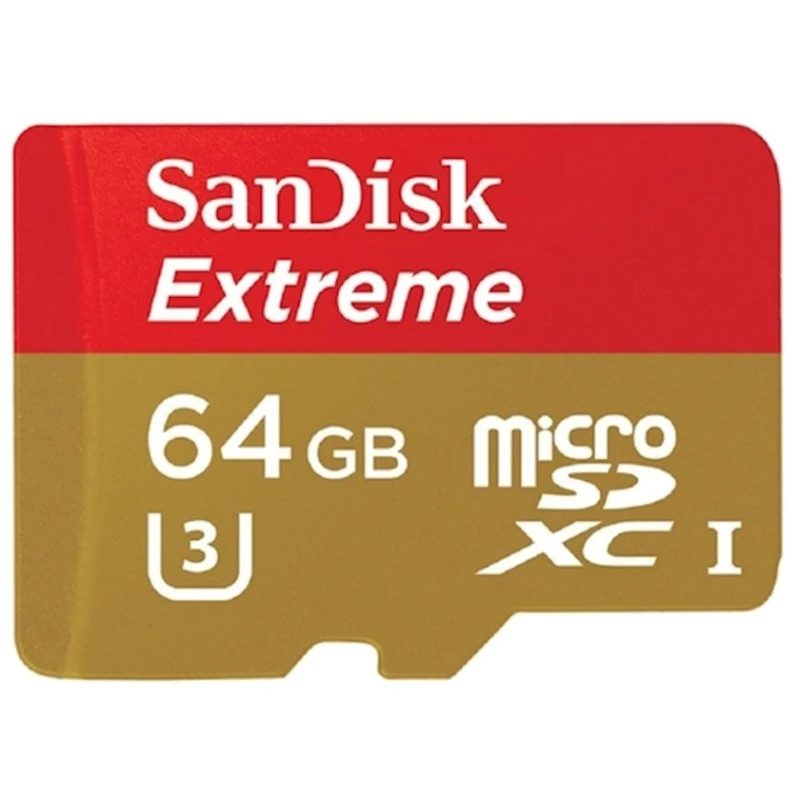 Карта памяти Sandisk Extreme 64GB MicroSDXC Class 3 with Adapter Карта памяти Sandisk Extreme 64GB MicroSDXC Class 3 with Adapter
