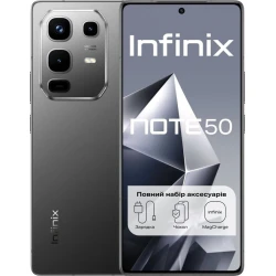 Смартфон Infinix Note 50 8GB/256GB Shadow Black + Подарок Внешний аккумулятор Infinix XP06