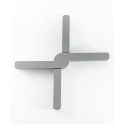 Подставка под горячее Hom-me, 21.5x1.8 см, силикон, серый Подставка под горячее Hom-me, 21.5x1.8 см, силикон, серый