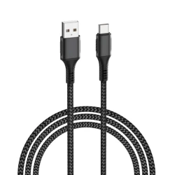 USB-кабель Wiwu F12 Cyclone 5A USB to Type-C 1.2м, черный