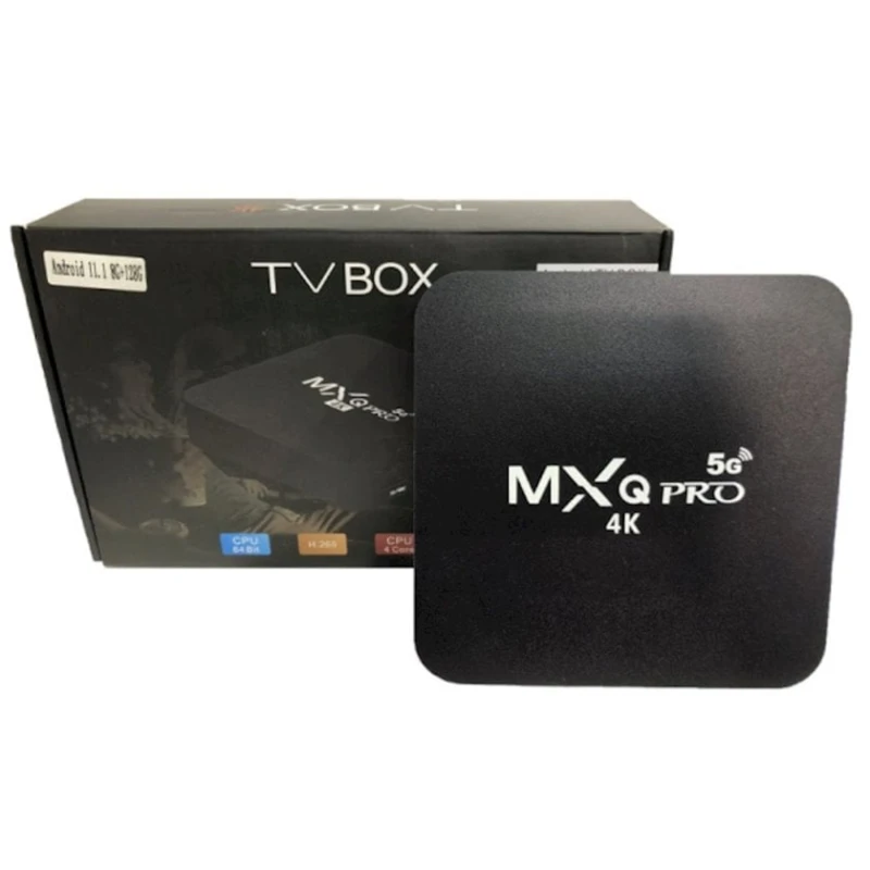 Телевизионная приставка MXQ Pro Android-TV 11.1 8/128 GB Телевизионная приставка MXQ Pro Android-TV 11.1 8/128 GB