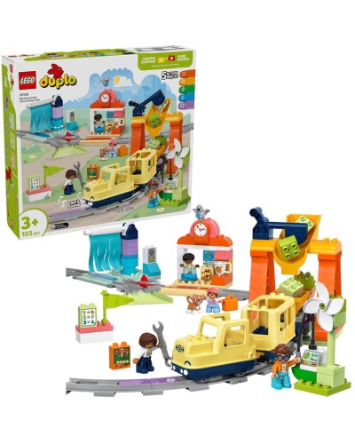 Konstruktor LEGO DUPLO 10428 Big Interactive Community Train, 103 element