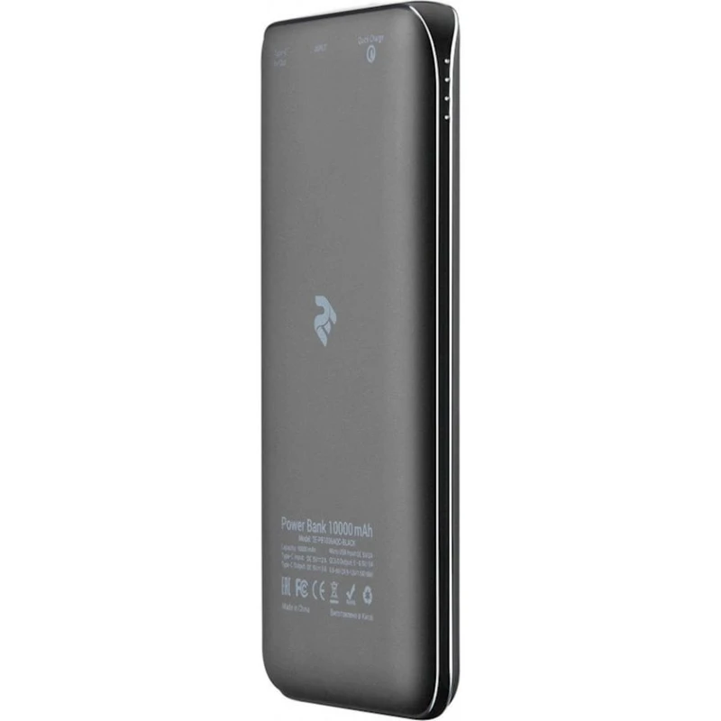 Внешний аккумулятор 2E 10000 mAh Grey (2E-PB1036AQC-GREY) Внешний аккумулятор 2E 10000 mAh Grey (2E-PB1036AQC-GREY)