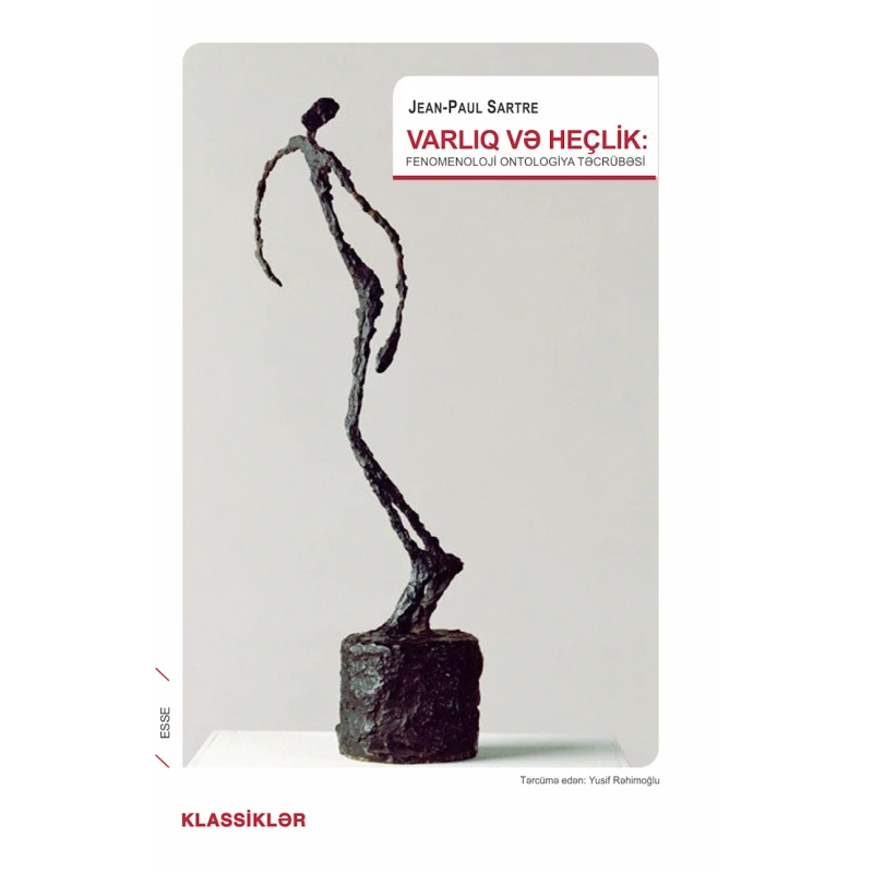 Книга Varlıq və heçlik, автор Jean-Paul Sartre Книга Varlıq və heçlik, автор Jean-Paul Sartre