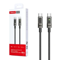 Enerji toplama kabeli TranYoo CC-1 Type-C to Type-C