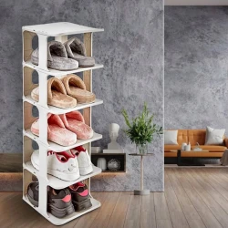 Подставка для обуви Lux, 76x22x27 см, белый Подставка для обуви Lux, 76x22x27 см, белый