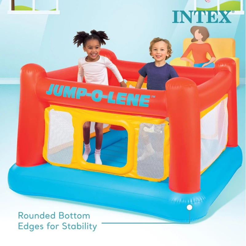 Надувной игровой центр Intex 48260, 174x174x112 см, 3-6 лет Надувной игровой центр Intex 48260, 174x174x112 см, 3-6 лет