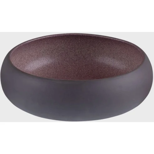 Миска ID-Fine Blush Celesta, керамика, бордовая/черная, 790 мл, 17 см Миска ID-Fine Blush Celesta, керамика, бордовая/черная, 790 мл, 17 см